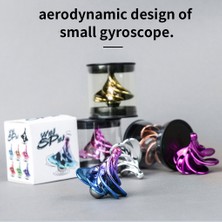 Pengfu Shop Altın Tarzı Spinner Gyro Oyuncak Atalet Parmak Ucu Dublör Jiroskop Çocuklar Için Renkli Gyro Fidget Rüzgarla Çalışan Gyro Oyuncaklar Çocuk Yetişkin Antistres (Yurt Dışından)