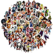 Pengfu Shop 100 Adet Tarzı Dragon Ball Süper Anime Karikatür Saiyan Goku Sticker Kaykay Gitar Bavul Motosiklet Graffiti Kendi Başına Yap Çıkartma (Yurt Dışından)