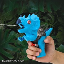 Pengfu Shop Mavi Triceratops Tarzı Dinozor Mini Su Tabancaları Çocuklar Için Yaz Havuzu Çocuk Su Oyunu Oyun Sprey Plaj Oyuncakları Çocuk Banyo Odası Toddlers Tabancalar Su Tabancası (Yurt Dışından)