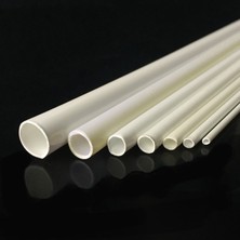 Pengfu Shop Çap 8mm 10PCS Tarzı Abs Yuvarlak Tüp Plastik Boş Tüp Çapı Dıy El Yapımı Kum Masa Malzemesi Model Yapı (Yurt Dışından)