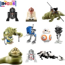 Pengfu Shop Pembe Tarzı Jabbaed Uzay Film Savaşları Serisi Yapı Taşları Rancor Robot Aksiyon Figürü X-Kanatlı Uzay Savaşçısı Droidler Çocuklar Noel Hediyesi Oyuncaklar (Yurt Dışından)