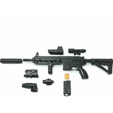 Pengfu Shop 1:6 Pubg M416 HK416 Tüfek Montaj Tabanca Modeli Montaj Bulmacalar Aksiyon Figürü Için Yapı Tuğlaları (Yurt Dışından)