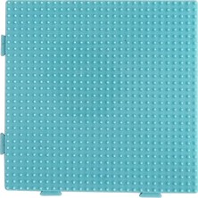 Pengfu Shop Yeşil Stil Yantjouet 5mm Hama Boncuk Pegboard Beyaz Yeşil Nokta Şeffaf Şablon Kurulu Kare Aracı Dıy Şekil Malzeme Kurulu Yapboz (Yurt Dışından)