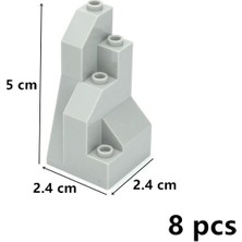 Pengfu Shop 3X3X6 Açık Gri Stil Moc Yapı Taşları Inşaat Seti Asma Köprü Dağ Kaya Paneli Rockery Tepe Köprüsü Dıy Tuğla Aksesuarları Yaratıcı Oyuncaklar (Yurt Dışından)