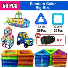 Pengfu Shop Turuncu Tarzı Manyetik Tasarım Yapı Seti Model ve Inşaat Oyuncakları Plastik Manyetik Bloklar Eğitici Oyuncaklar Çocuklar Için Hediyeler (Yurt Dışından)