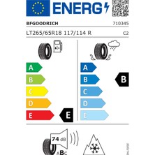 Bfgoodrich 265/65 R18 117/114R All Terrain Ko2 T/A Lrd Rwl Suv Yaz Lastiği ( Üretim Yılı: 2024 )