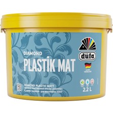 Düfa Diamond Plastik İç Cephe Duvar Boyası Mat Beyaz 2.2 l