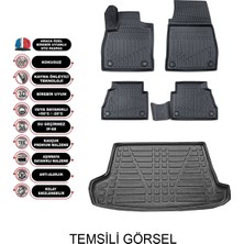 Sare Tuning Citroen C3 Aircross 2016 Sonrası Alt Kademe 3D Bagaj Havuzu ve 4d Luxury Paspas Seti