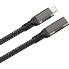 Megafox Teknoloji Extension Usb3.2 Type-C Pd Uzatma Kablosu 100W 20GBPS 4K@60Hz 1.5 Metre