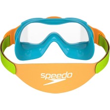 Speedo Sea Squad Çocuk Maske Gözlük (Mavi/yeşil)