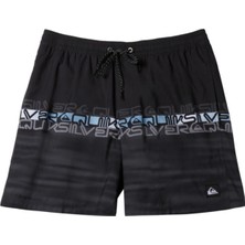 Quiksilver Everyday Wordblock Vly Yth 14 Çocuk Siyah Volley Short