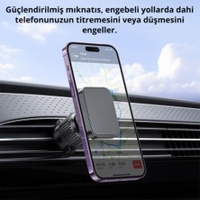 Coofbe 360° Döner Başlıklı Magsafe Uyumlu Havalandırma Araç Tutucu Iphone 12 13 14 15 Pro Max Uyumlu