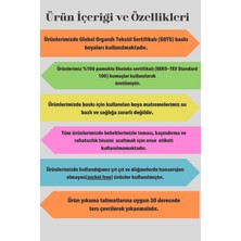 Mother Made Bebek Badisi Organik Pamuklu 2 Adet Desenli Yumaşak Dokulu Raporlu Kumaştan Günlük Bebek Zıbını