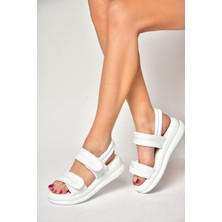 Fox Shoes S973910409 Beyaz Kadın Sandalet