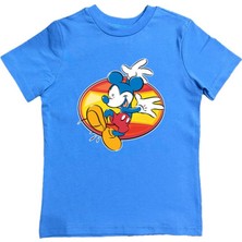 Sedirli Pj Maskeliler Baskılı Pamuklu Penye Kumaş Yazlık Çocuk Tişört