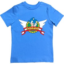 Sedirli Baskılı Pamuklu Penye Kumaş Yazlık Çocuk Tişört