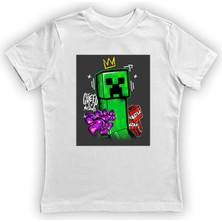 Sedirli Baskılı Pamuklu Penye Kumaş Yazlık Çocuk Tişört