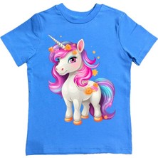 Sedirli Baskılı Pamuklu Penye Kumaş Yazlık Çocuk Tişört