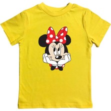 Sedirli Baskılı Pamuklu Penye Kumaş Yazlık Çocuk Tişört