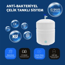 H-MAX Reverse Osmosis System 12 Aşamalı Alkali 12 lt Metal Tanklı Kapalı Kasa Su Arıtma Cihazı