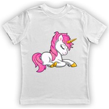 Sedirli Baskılı Pamuklu Penye Kumaş Yazlık Çocuk Tişört