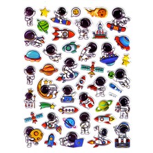 Limmy Sticker Kabartmalı Stiker Defter Planlayıcı Etiket (LDD019)-24X19CM - Astronot