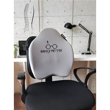 Officekup X-Large Visco Bel Destek Gamer Oyuncu Koltuk Yastığı- Gri Harrypotter