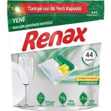 Renax Bulaşık Makinesi Kapsülü Hepsi Bir Arada 44 Lü x 3 Adet