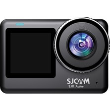 SJCAM SJ11 Active Dual Screen 20MP 5GHz WiFi 4K UHD Su Geçirmez Kasa 154° 1300mAh Aksiyon Kamerası Siyah