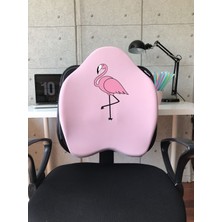 Officekup X-Large Visco Bel Destek Gamer Oyuncu Koltuk Yastığı- Pembe Flamingotur