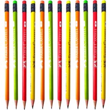 Faber-Castell Renkli Şövalye Yuvarlak Hb Kurşun Kalem - 12 Adet
