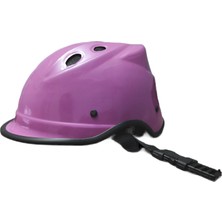 Kt Yerli Üretim - Pembe Havalandırma Delikli Jokey Motosiklet Kaskı