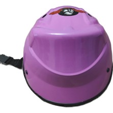 Kt Yerli Üretim - Pembe Havalandırma Delikli Jokey Motosiklet Kaskı