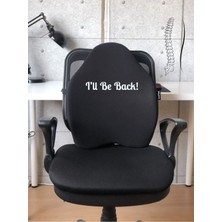 Officekup X-Large Visco Bel Destek Gamer Oyuncu Koltuk Yastığı- Siyah Illbeback_gumus