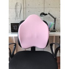 Officekup X-Large Visco Bel Destek Gamer Oyuncu Koltuk Yastığı Pembe