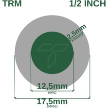 Çelik Termo Alçak Basınçlı Su Hortumu Tırtıklı 100 Metre 1/2 Inch İç Çap: 12,5 mm