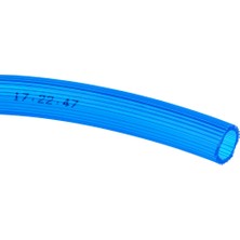 Çelik Pvc Silikonlu Naturel Su Hortumu Mavi Renk 1 1/4 ( İç Çap :32 Mm) 50 Metre 23,5 kg