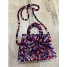 Deseo Boutique Kadın Boncuklu Küçük Kibar ve Şık Kol/elçantası