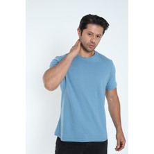 Plethora Slim Fit Bisiklet Yaka %100 Pamuk Erkek T-Shirt