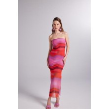 Markano Hued Elbise Pembe
