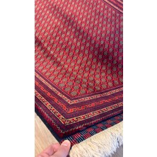 Türkmen Rug El Dokuma Afgan Hoça Roşnaı Halısı