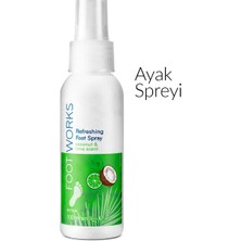 Avon Footworks Hindistan Cevizi ve Misket Limonu Özlü Ayak Spreyi 100 Ml.