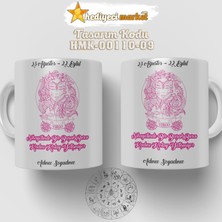 Hediyeci Market Başak Burcu Kadınına Özel Beyaz Kupa Bardak - HMK-00110-09