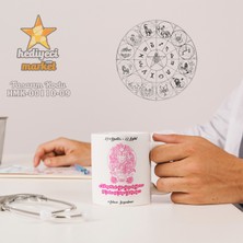 Hediyeci Market Başak Burcu Kadınına Özel Beyaz Kupa Bardak - HMK-00110-09