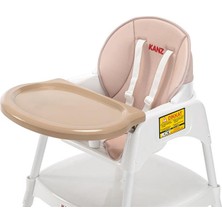 Kanz Yummy 3 in 1 Çalışma Masalı Mama Sandalyesi Bej