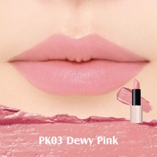 The Saem Kissholic Lipstick Intense - Yoğun Pigmentli  Parlak Kalıcı Ruj - PK03 Dewy Pink