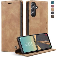 MY Boutique1 Samsung Galaxy S23 Fe 5g Için Flip Case Vintage Pu Deri Cüzdan Manyetik (Yurt Dışından)