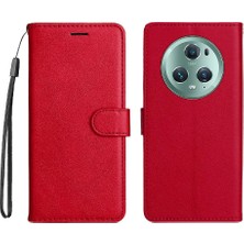 MY Boutique1 Kart Yuvası Klasik Düz Renk Cüzdan ile Onur Sihirli 5 Pro Için Flip Case (Yurt Dışından)