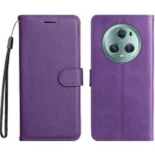 MY Boutique1 Kart Yuvası Klasik Düz Renk Cüzdan ile Onur Sihirli 5 Pro Için Flip Case (Yurt Dışından)