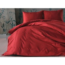 Doqu Home Saten Artline Nevresim Takımı Çift King Size - Kiremit